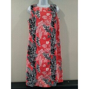 Jessica London Dress Womans 14w Floral Multicolor Sleeveless
